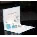 Teachers' Day Blessing Card Concert Invitation Card Baby Blue Card